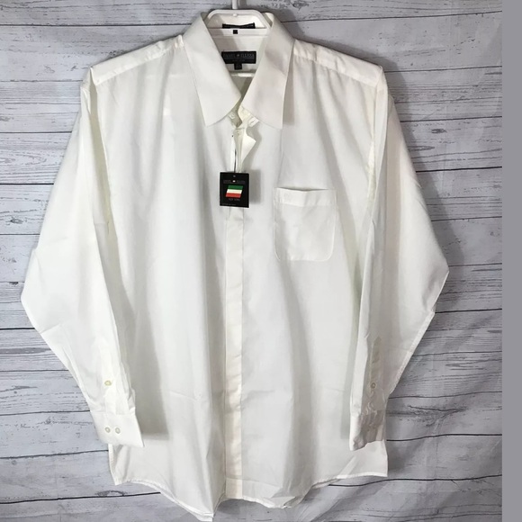 Daniel Ellissa Long Sleeve Ivory  Dress Shirt - Picture 2 of 8